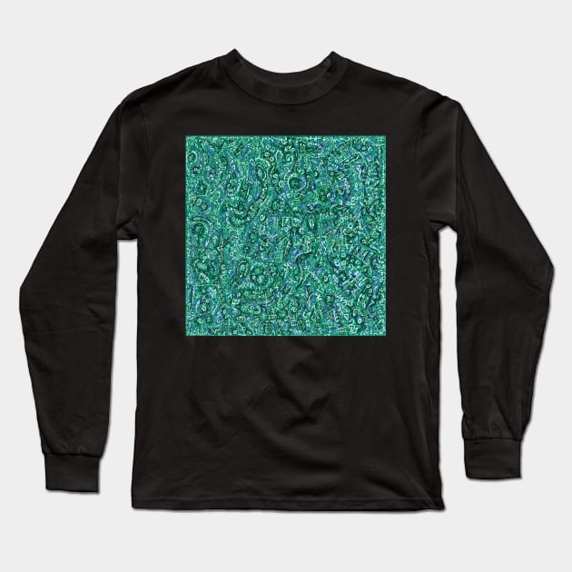 Turquoise Long Sleeve T-Shirt by knolios